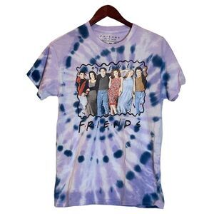 Friends The‎ TV Series Medium T-Shirt Purple Tie-dye